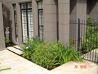 Pond around house